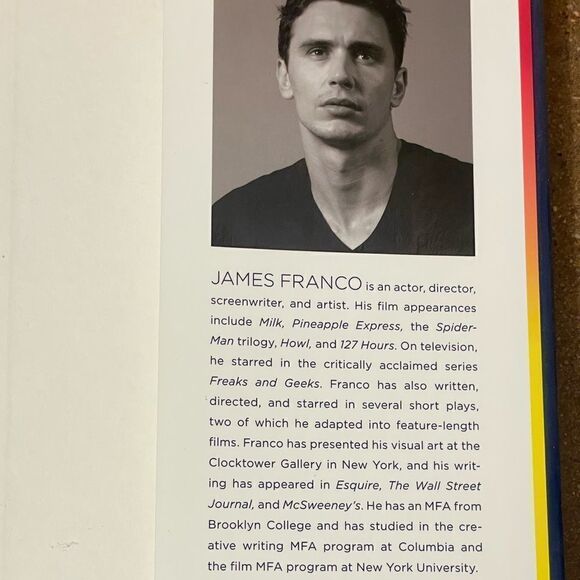 James Franco Palo Alto Hardcover Book of Short Stories w/Dust Jacket - Picture 8 of 9